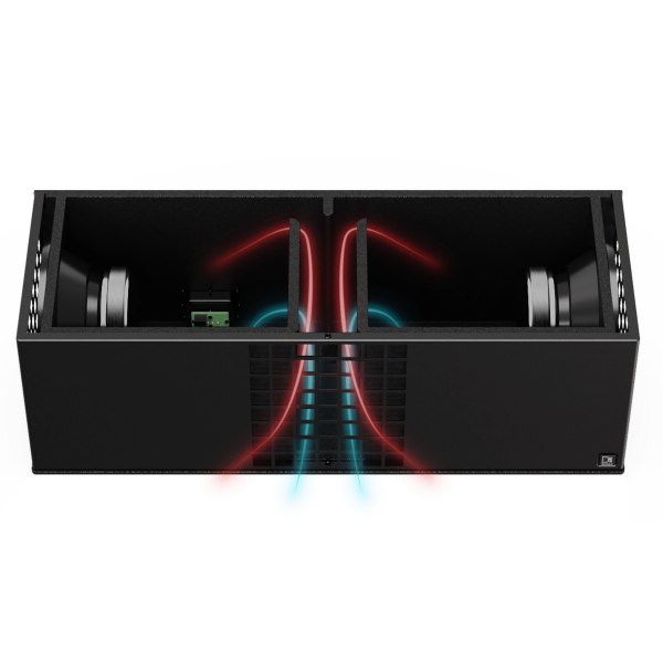 ARCHI210/W - Kompaktowy podwójny 10-calowy subwoofer - biały