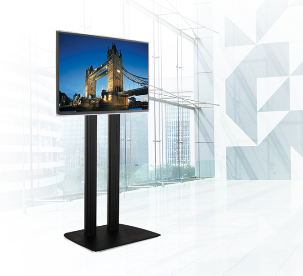 Statyw podłogowy dwukolumnowy do dużych ekranów B-Tech BT8583/BB