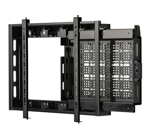 Uchwyt ścienny z wysuwaną boczną półką do akcesoriów AV B-Tech BT7883/B