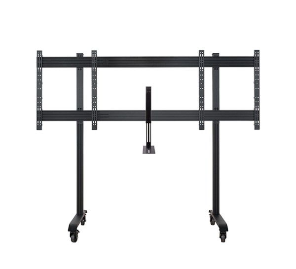 Wózek na dwa monitory do 75" z półką na kamerę B-Tech SYSTEM X BT8517/B
