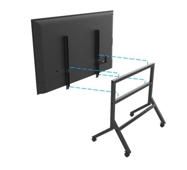 Wózek do monitora interaktywnego XL B-Tech Momentum BT8546/B