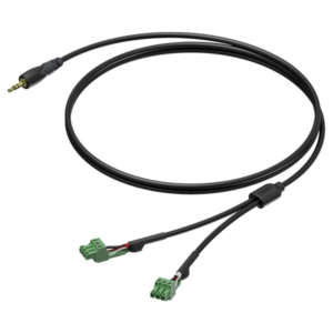 Kabel PROCAB CLA833/3 mini jack do 2x euroblock (3p)