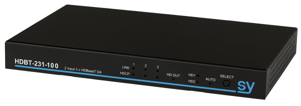 Extender / Splitter SY HDBT-231-100 wieloformatowy 2x4 zestaw