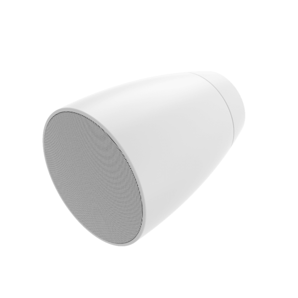 4" biały