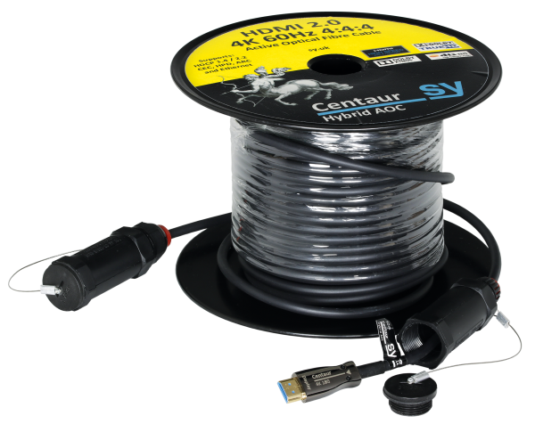 Kabel HDMI SY CENTUAR-A15 Opancerzone kable AOC z serii CENTAUR-A 15m