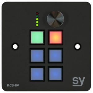 Klawiatura sterująca SY KCS6V-B-UK (6 klawiszy + pokrętło) Czarna UK