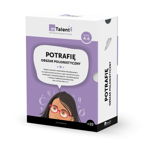 Oprogramowanie mTalent Potrafię. Obszar polonistyczny kl.4-6