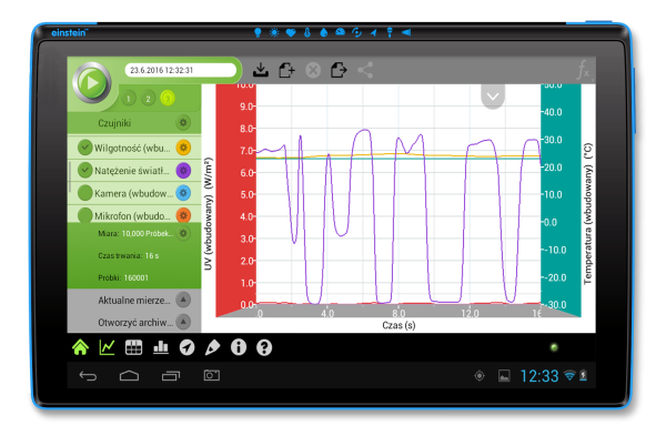 Mobilne laboratorium cyfrowe Einstein Tablet+3 PRO + 1 rok dodatkowej gwarancji