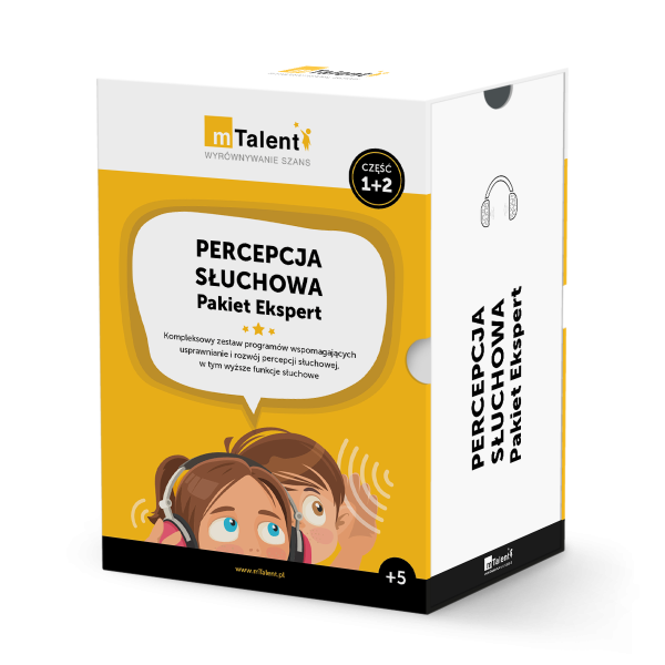 Oprogramowanie mTalent Percepcja słuchowa Pakiet Ekspert