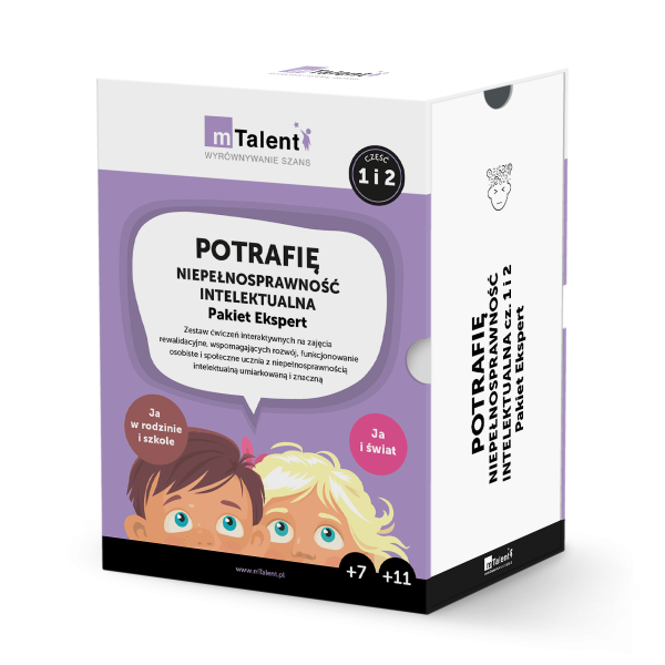 Oprogramowanie mTalent Potrafię.NIEPEŁNOSPRAWNOŚĆ INTELEKTUALNA Pakiet Ekspert