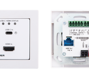 Nadajnik ścienny Kramer WP-20CT/EU-80/86(W) 1x USB-C i 1x HDMI