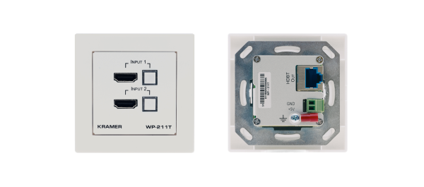 Nadajnik ścienny Kramer WP-211T/EU-80/86(W) 2х HDMI