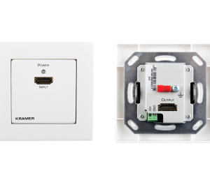 Nadajnik ścienny Kramer WP-3H2/EU-80/86(W) 1x HDMI