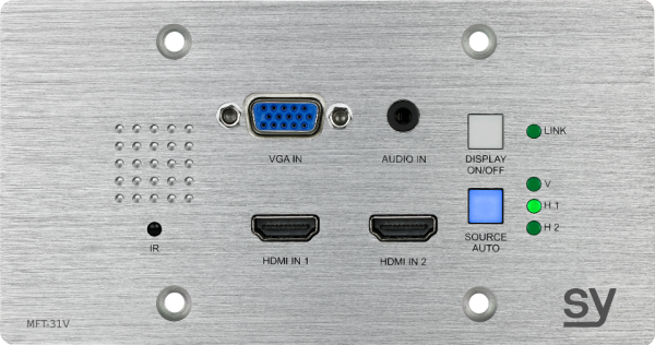 Zestaw nadajnik ścienny SY MFT-31VE 2x HDMI