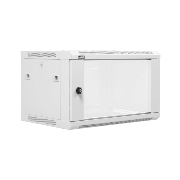 Naścienna szafa rack 19” CAYMON WPR406R/W