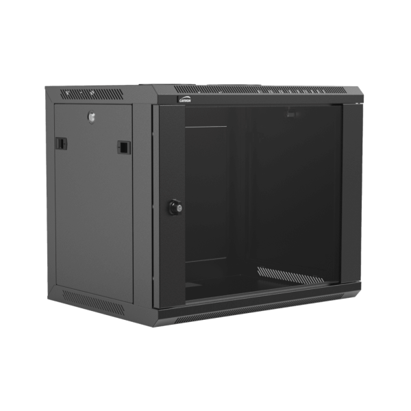 Naścienna szafa rack 19” CAYMON WPR409R/B