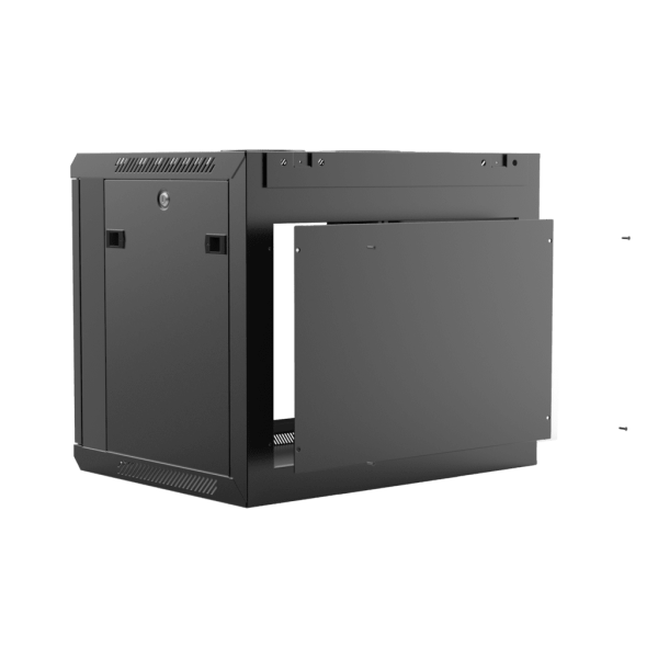 Naścienna szafa rack 19” CAYMON WPR409R/B