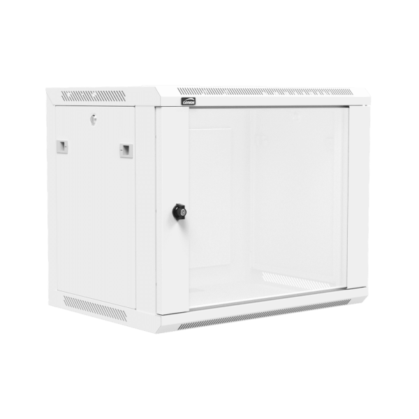 Naścienna szafa rack 19” CAYMON WPR409R/W