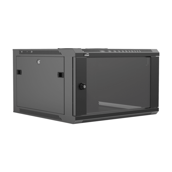 Naścienna szafa rack 19” CAYMON WPR606R/B