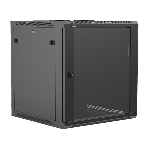Naścienna szafa rack 19” CAYMON WPR612R/B