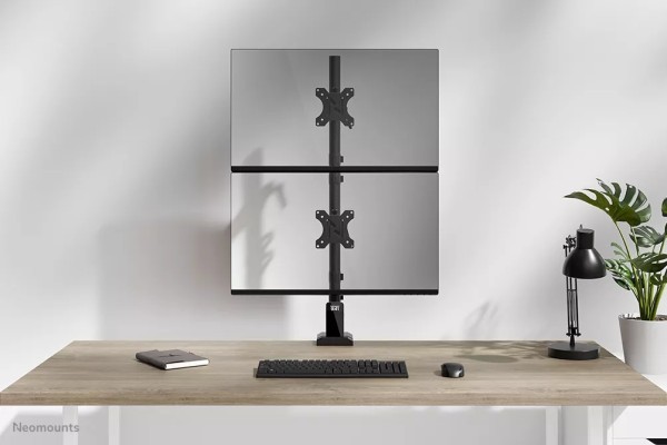 Podwójne ramię do monitora Neomounts DS60-600BL2V 10–32''