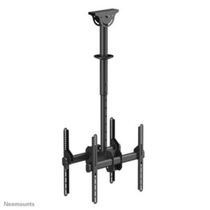 Podwójny uchwyt sufitowy do monitora lub TV Neomounts NM-C440DBLACK 32–60''