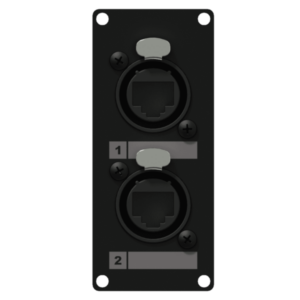 Panel z 2 etherCON CAYMON CASY168/B