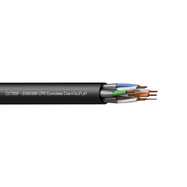 Procab CCT65F-CCA/3 Networking cable - CAT6A - U/FTP - solid 0.25 mm? - 23 AWG - EN50399 CPR Eur