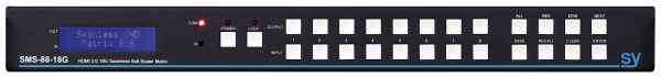 Procesor ściany wideo SY SMS88-18G 8x8 HDMI