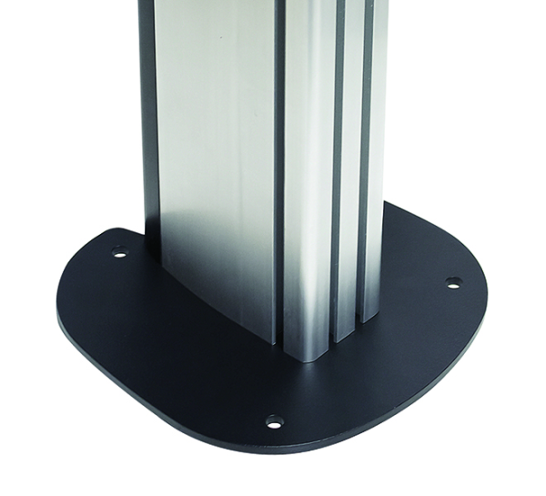 Statyw typu bolt-down na dwa monitory do 86" z półką na kamerę B-Tech SYSTEM X BT8538/BB