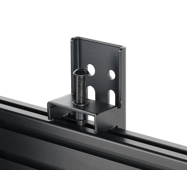 Statyw typu bolt-down na dwa monitory do 86" z półką na kamerę B-Tech SYSTEM X BT8538/BB