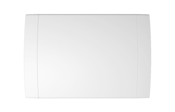 8" biały