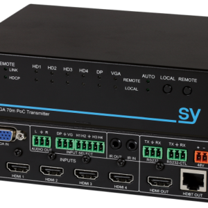 Switch SY MFT62 wieloformatowy 6x2 + odbiornik HDBaseT