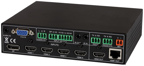 Switch SY MFT62 wieloformatowy 6x2 + odbiornik HDBaseT