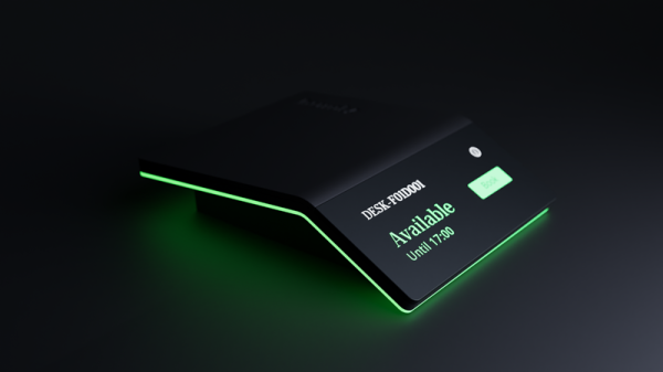 System rezerwacji biurek Humly Booking Device 1 szt + zasilacz