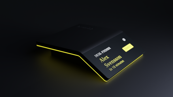 System rezerwacji biurek Humly Booking Device 1 szt + zasilacz