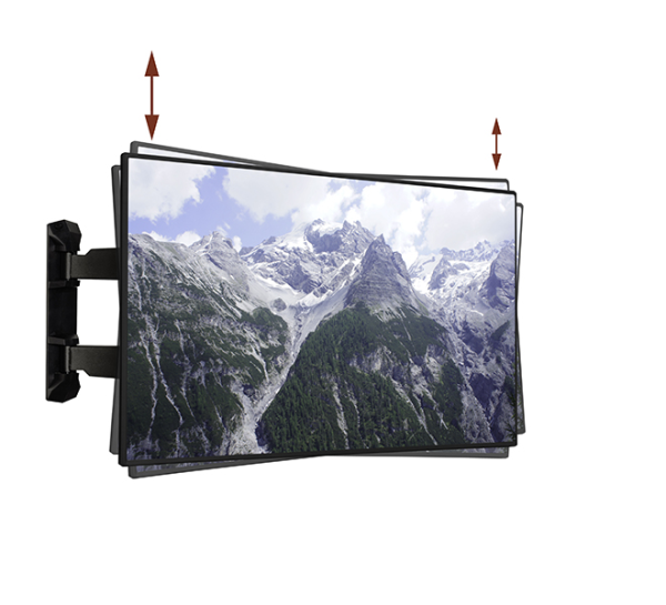 Uchwyt ścienny do monitora z pochyłem i możliwością obrotu (VESA 600 x 400) B-Tech BT8226/B V2
