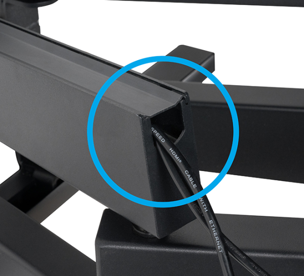 Uchwyt ścienny na ramieniu wysięgnikowym do dużych monitorów B-Tech BT8228/B (Vesa 800 x 600)