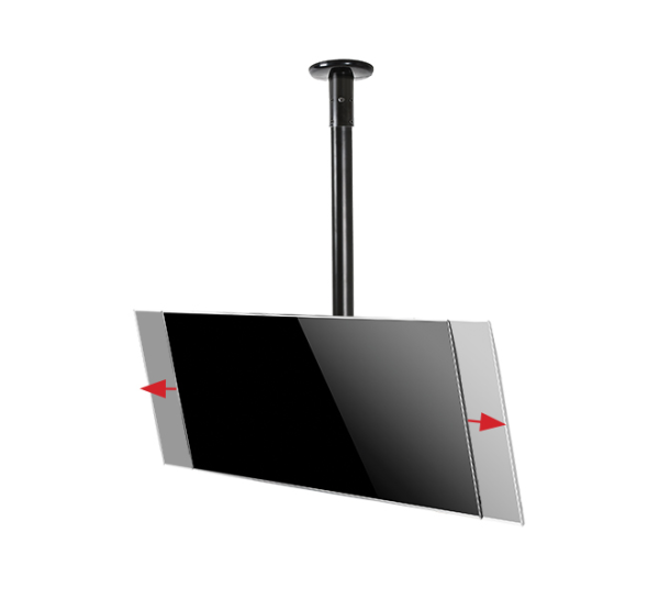 Uchwyt sufitowy do monitora z wysięgnikiem 1m B-Tech BT8424-100/B