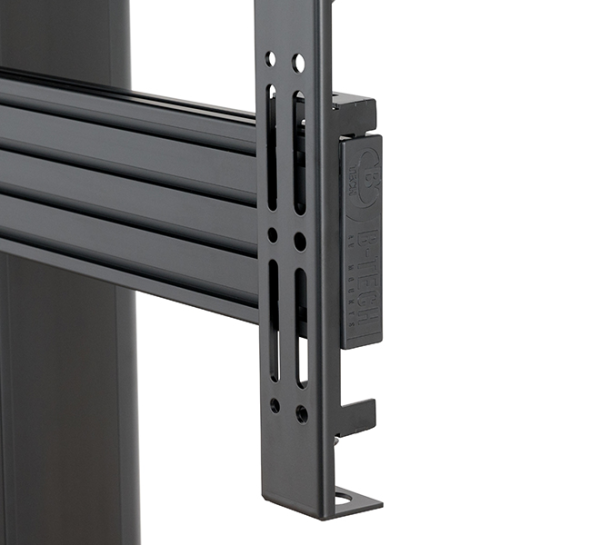 Wózek na dwa monitory do 86" z półką na kamerę B-Tech SYSTEM X BT8518/BB
