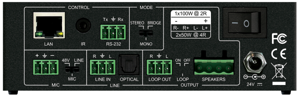 Wzmacniacz SY 2A-100W 2x 50W